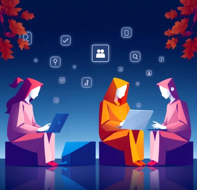 Brainstorming about digital marketing, e-commerce